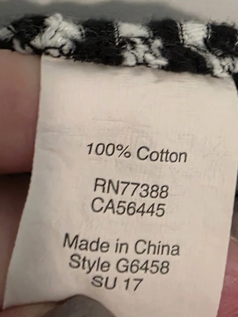 J. Crew Fact Cotton Racerback Tank Dress Knee Length Black White Striped Large